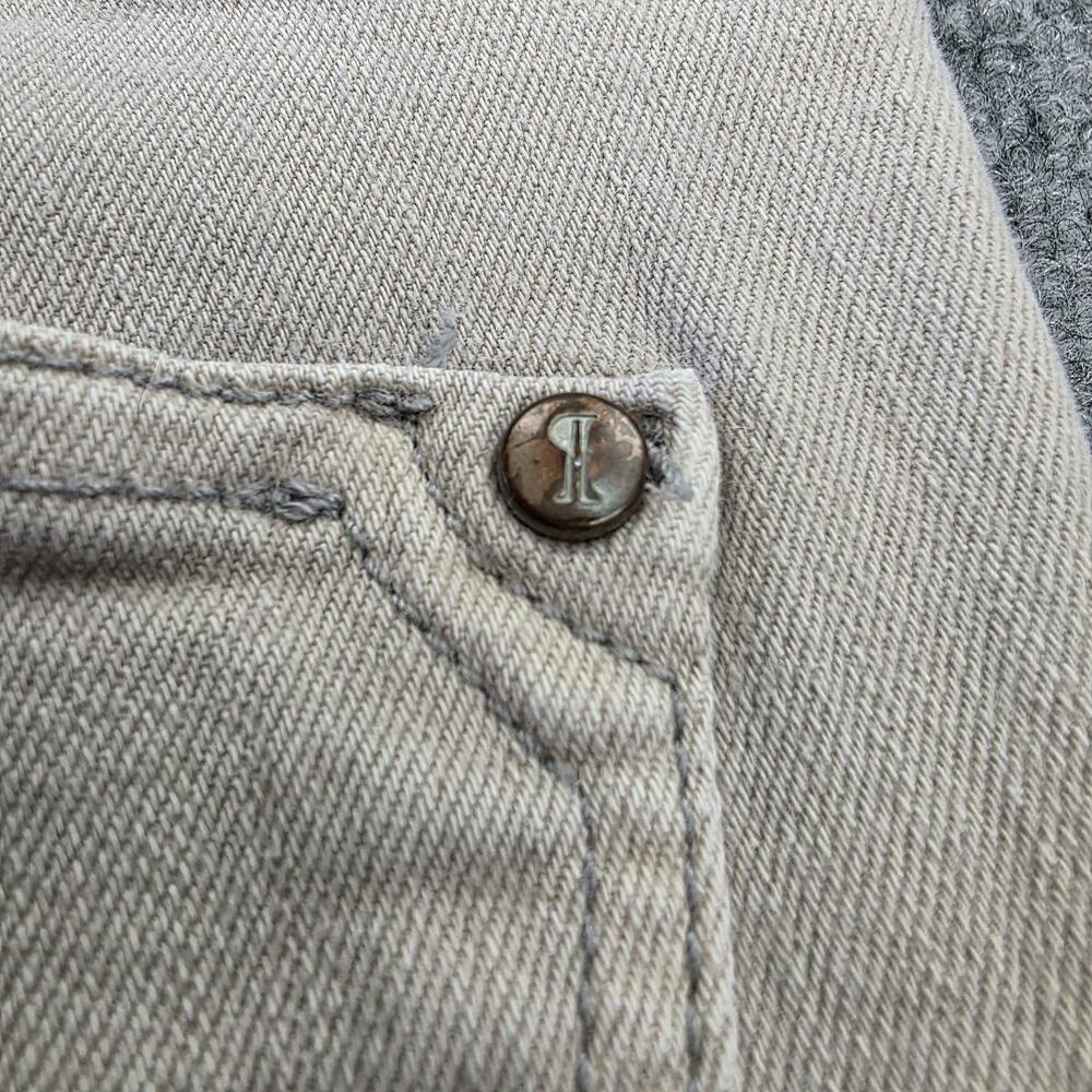 Pilcro Jeans Womens 30 Beige Denim Straight Leg Casual Stretch Minimalist Prep - Picture 14 of 16
